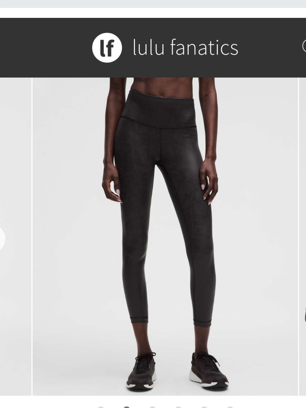 NWT Lululemon Wunder Train High-Rise Tight 25" Sz 6 Matte Foil Shine Black
